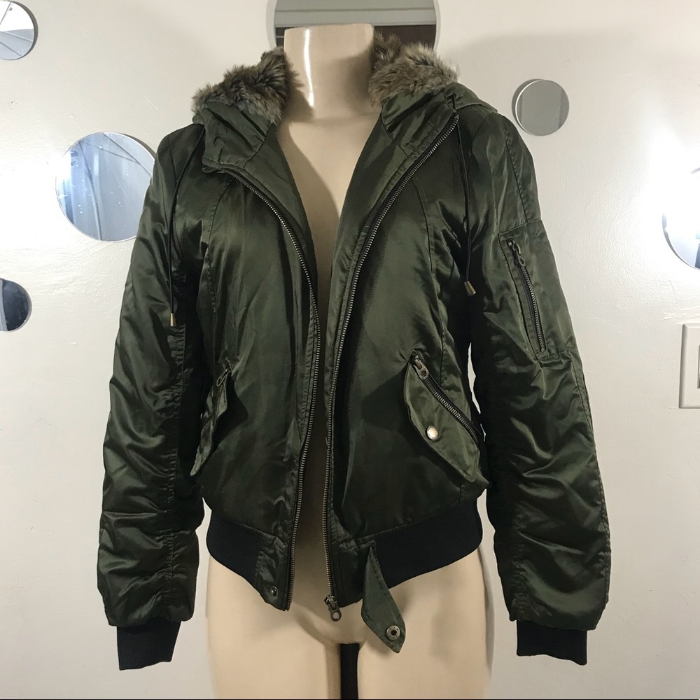 MEMBERS ONLY boomers jacket  green small